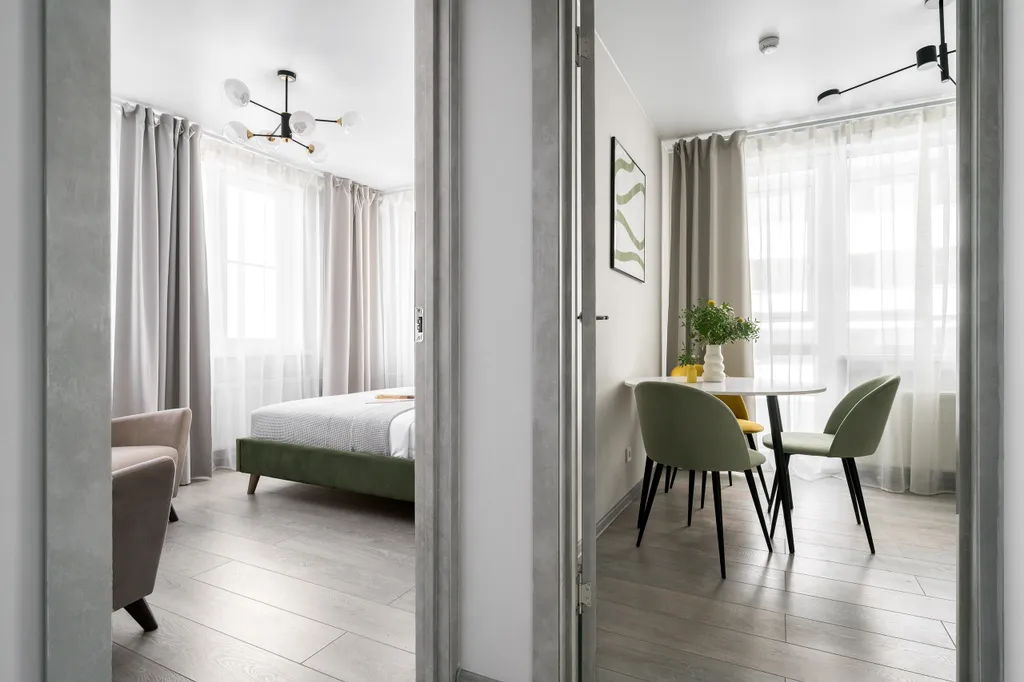 Квартира Gate View Apart Уютные 2-комнатные апартаменты у метро — Санкт-Петербург