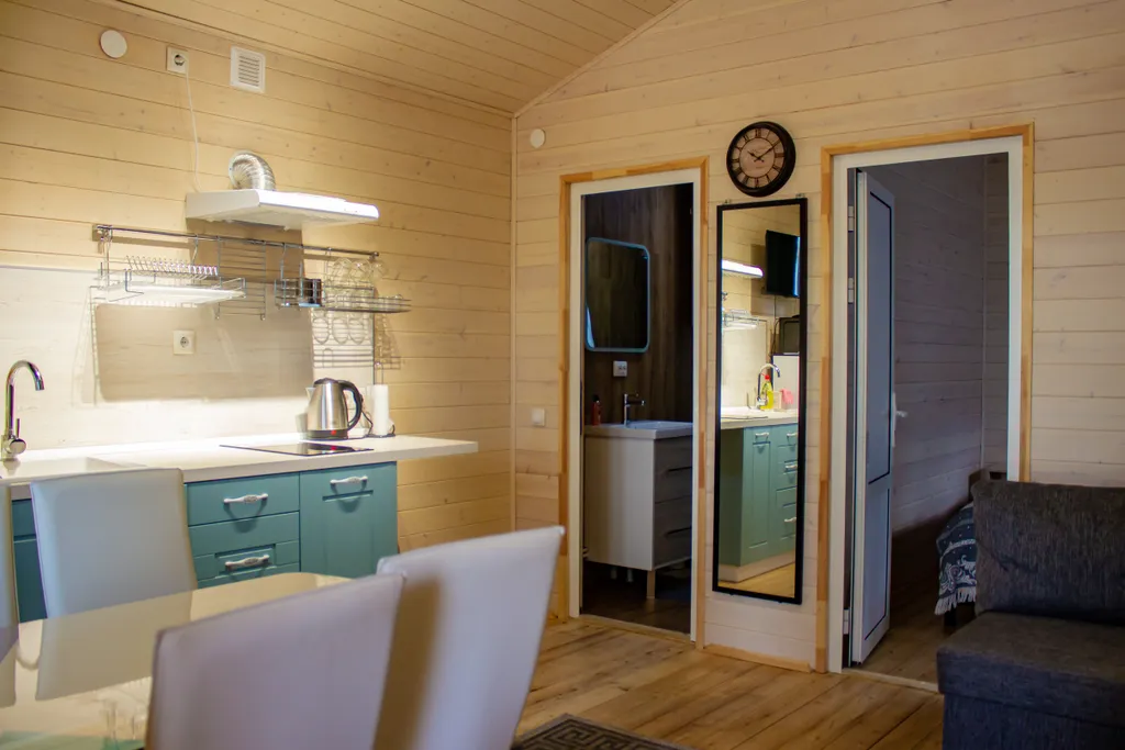 Шале около гор Кавказа