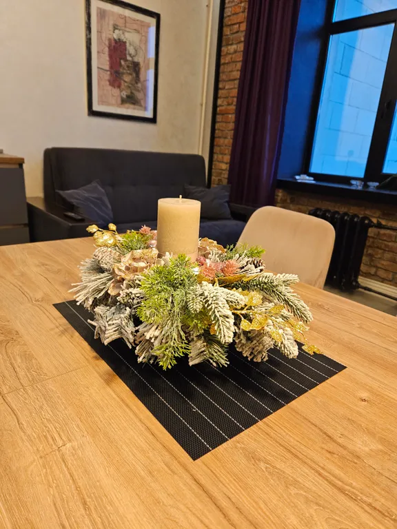 Апартаменты лофт с 2 спальнями в центре Минска