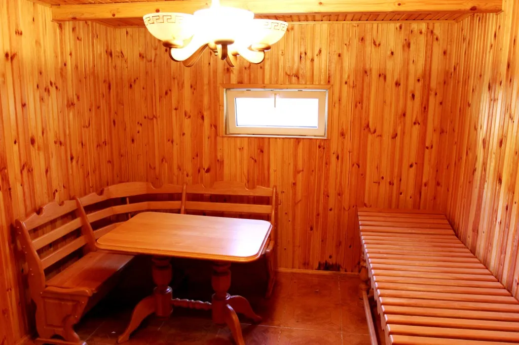 Сруб c бассейном и сауной