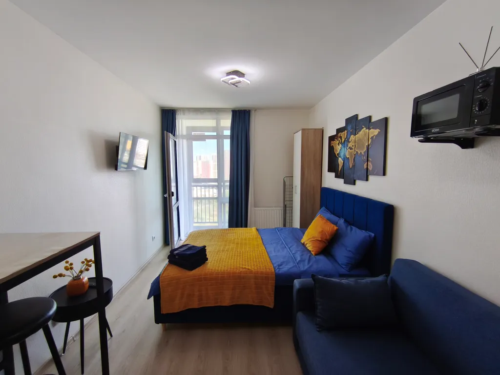 Студия для командировки и отдыха с видом на Академический