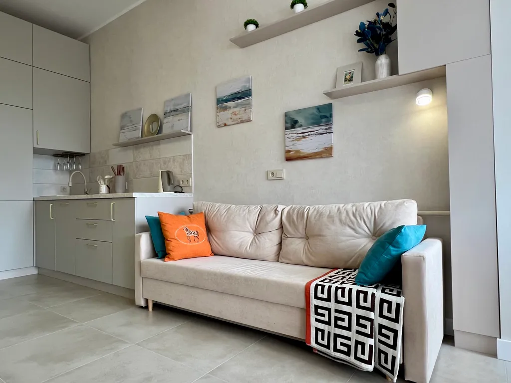 Квартира Квартира Яркая квартирка с кусочком моря — Геленджик