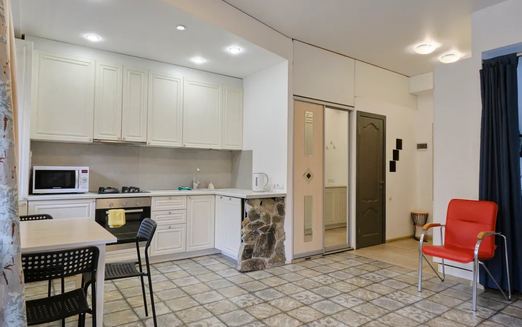 Апартаменты с террасой на березовой