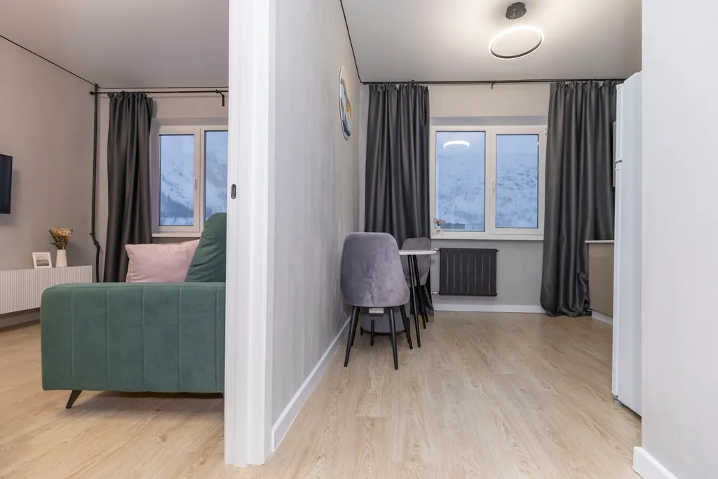 Стильная квартира с прямым видом на горы