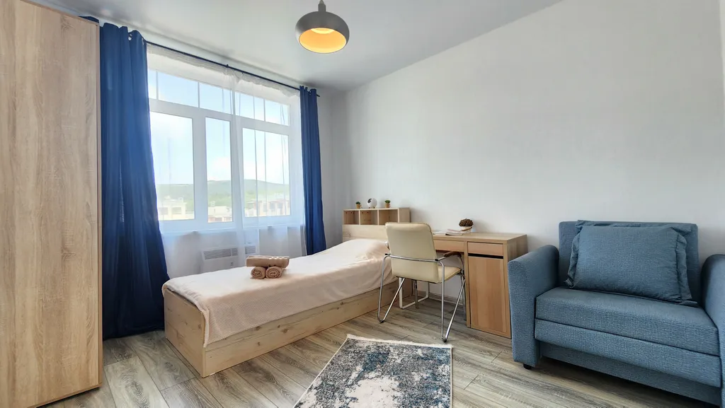 Уютная евротрешка с двумя балконами