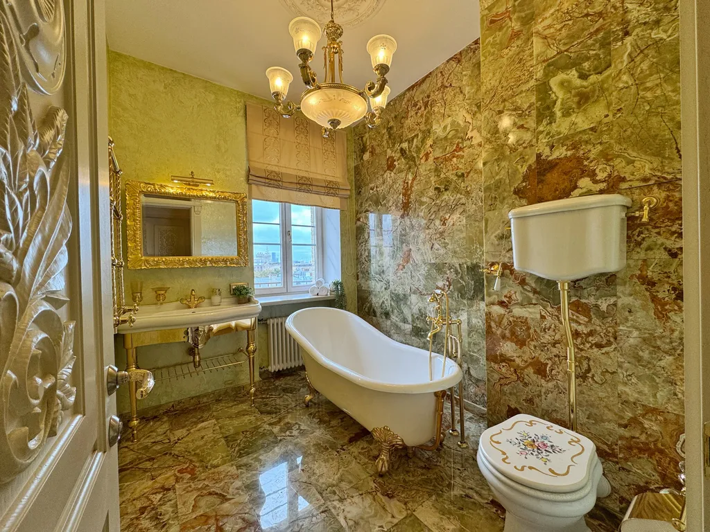 Квартира Квартира Эксклюзив в стиле Барокко Панорамные виды, м. Тверская/Охотный ряд — Москва