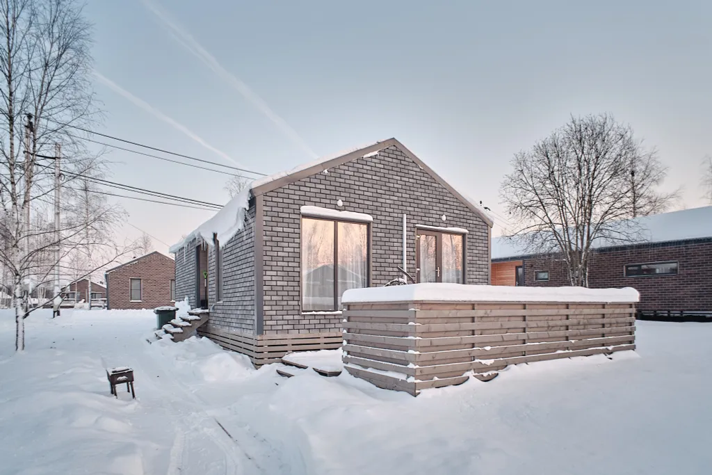 Озёрный дом с видом на живописный пруд