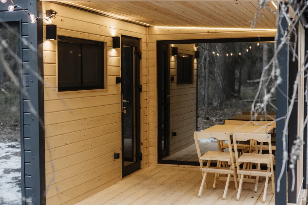 Коттедж с красивым видом из окна