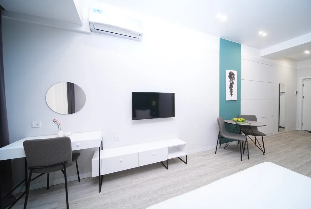 Студия с раздельными кроватями или с одной большой кроватью