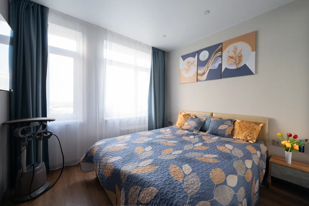 Квартира Квартира Luxe-74 своя терраса на крыше и видом на город, гриль, кокон, 3ТВ 4К — Тюмень