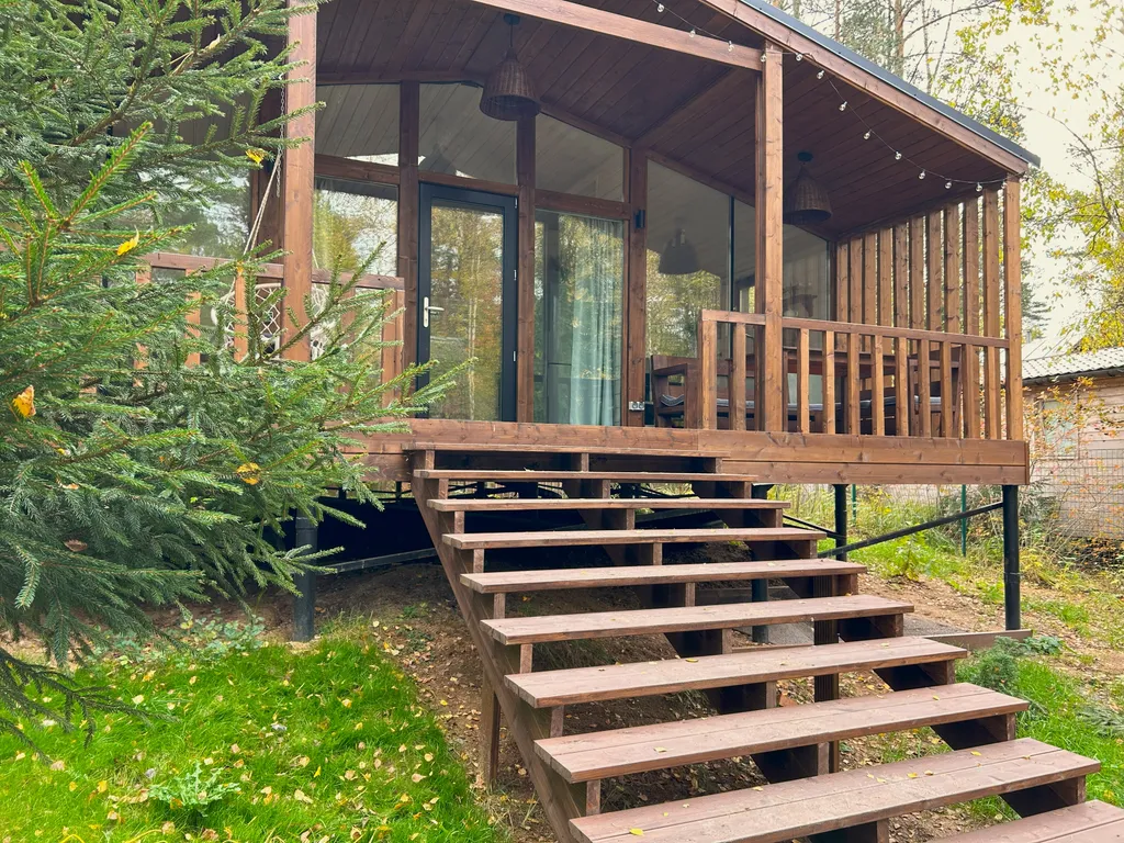 Коттедж Коттедж у озера с камином Сосновый Дом — Орехово