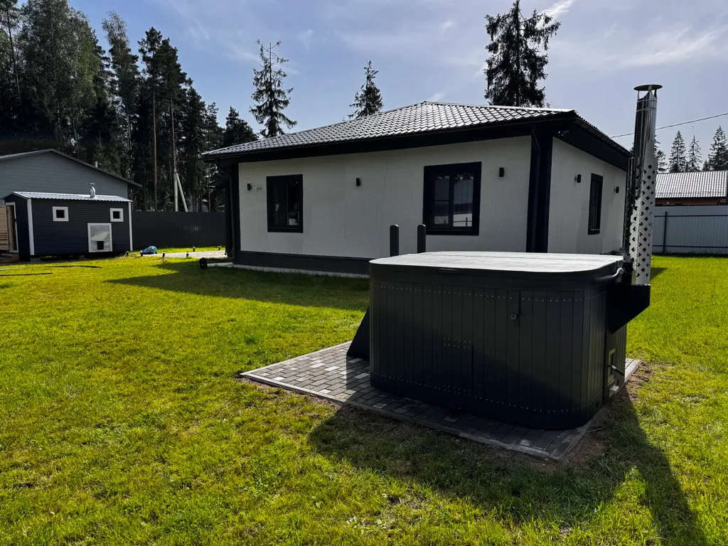 Уютный дом с баней и чаном