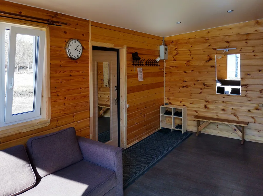 Солнечный с дровяной сауной