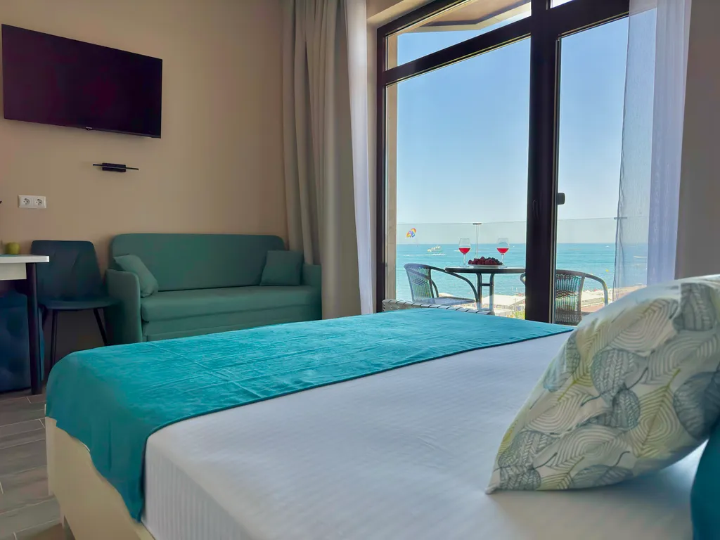 Квартира Квартира Премиум с видом на море и балконом — Лазаревское