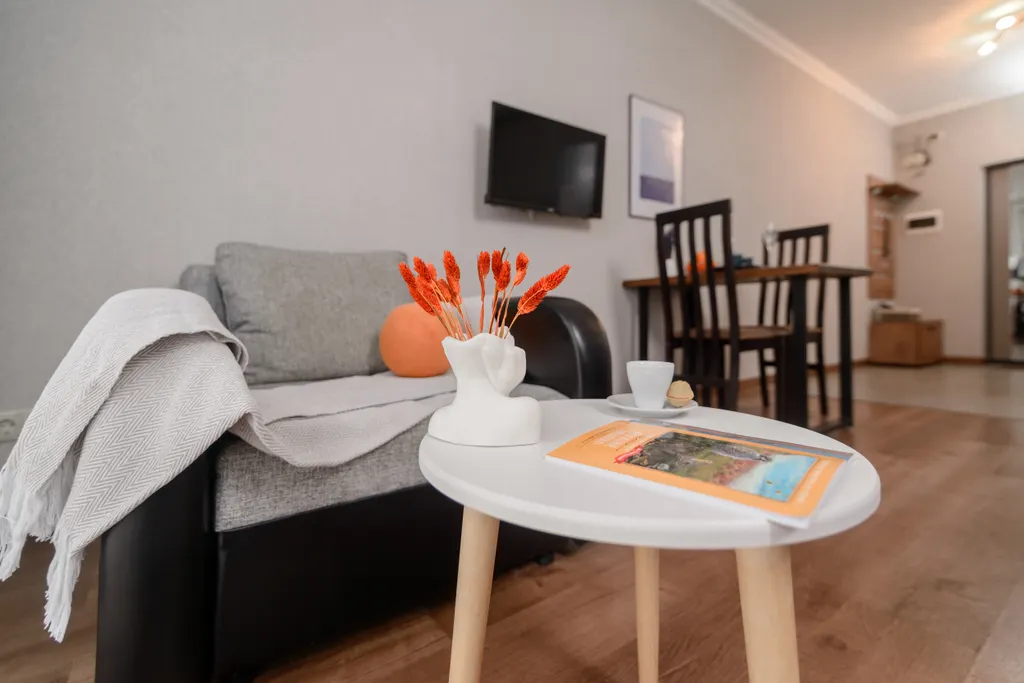 Уютная квартира с панорамными окнами