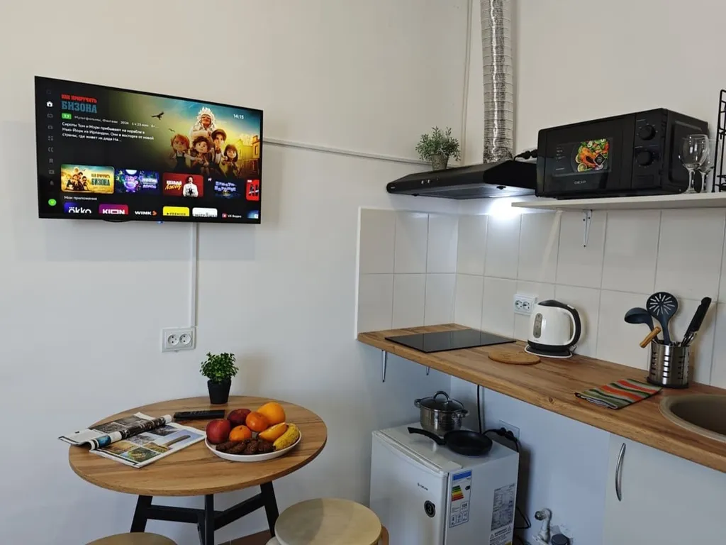 Прекрасная студия с новым ремонтом на двоих гостей