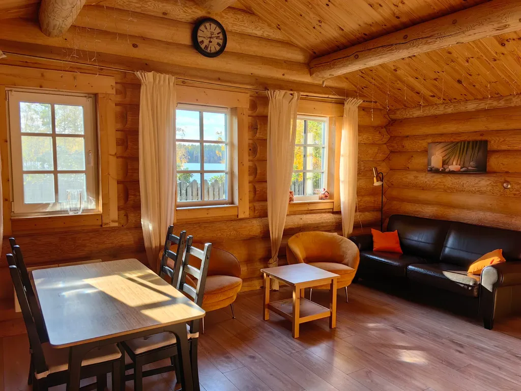 Коттедж Шале и баня на 1 линии озера Красное, 2 километра от Финского залива, Пески — аренда посуточно в Приветнинское