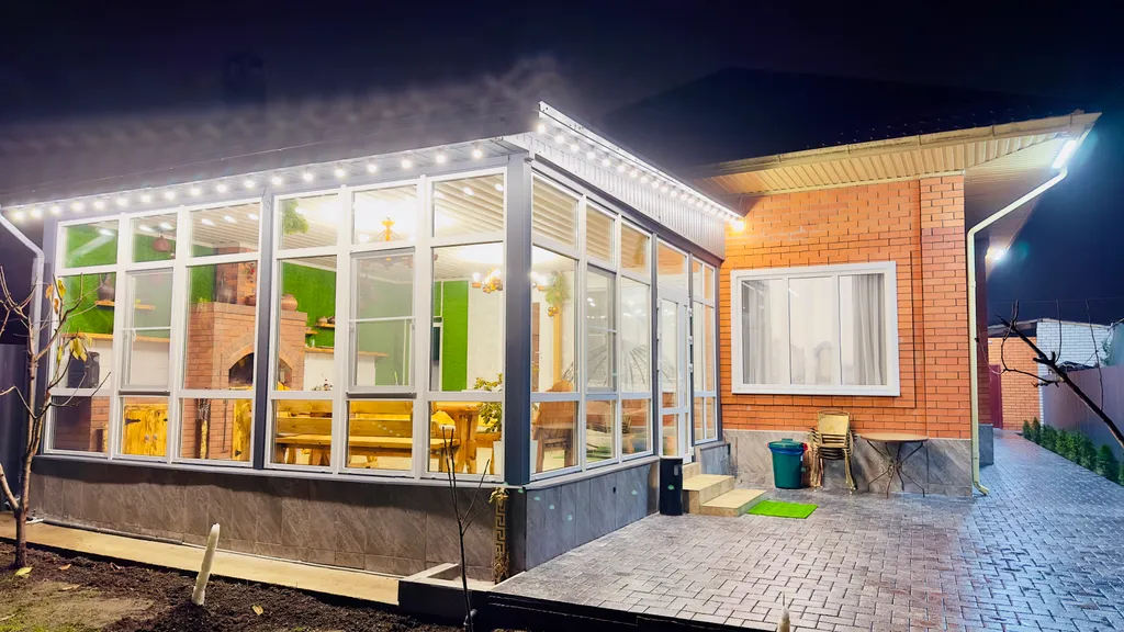 Уютный гостевой дом со своей теплой беседкой