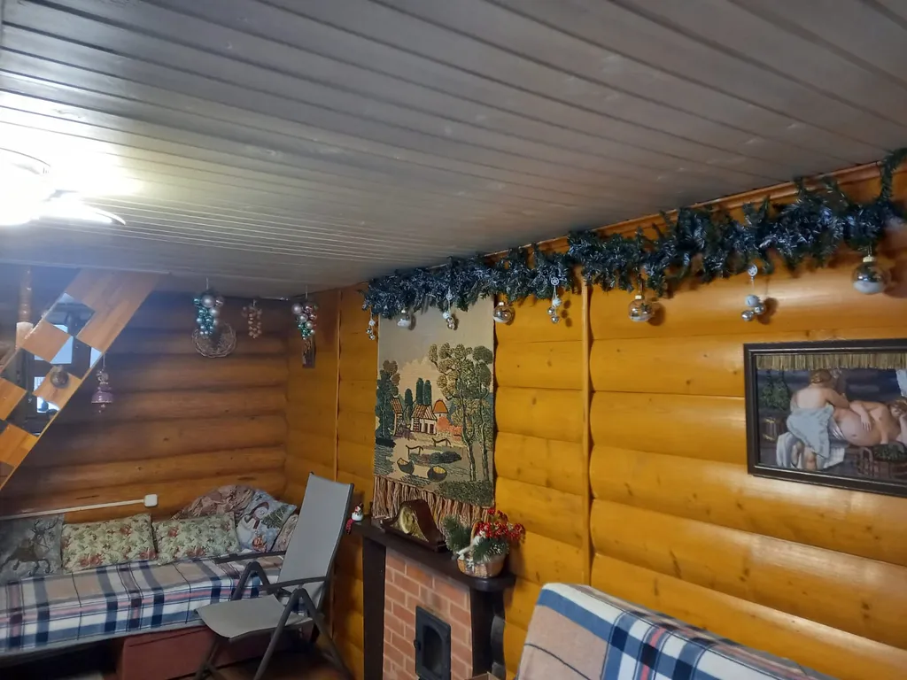 Домик в деревне c баней на дровах