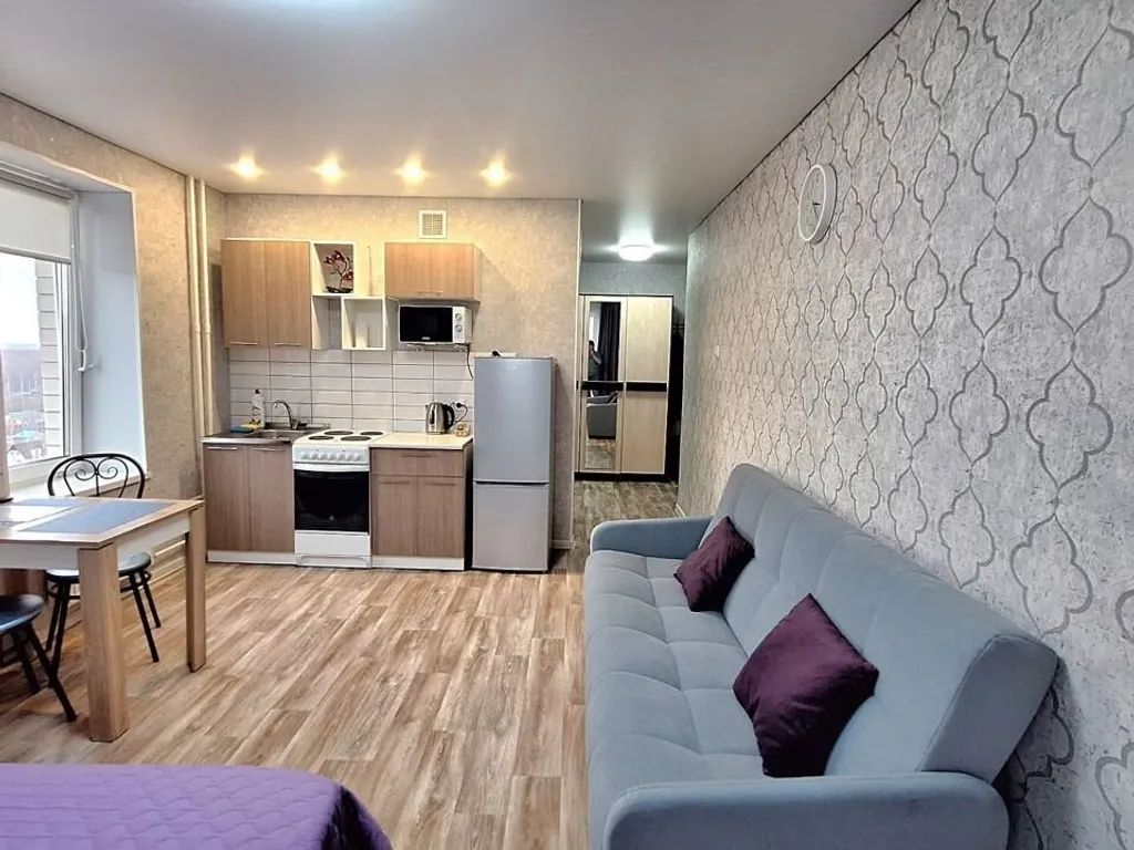 Уютная студия возле Ленты с шикарными видом на город