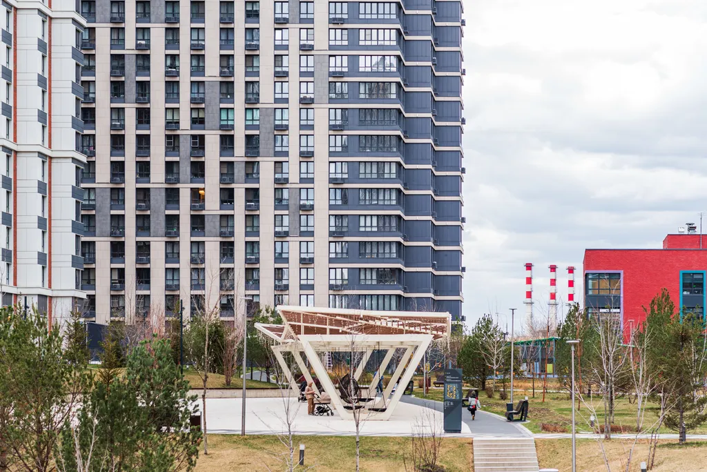 Квартира Апартаменты Flat Inn с видом на Москва-Сити на Шелепихинской набережно — Москва