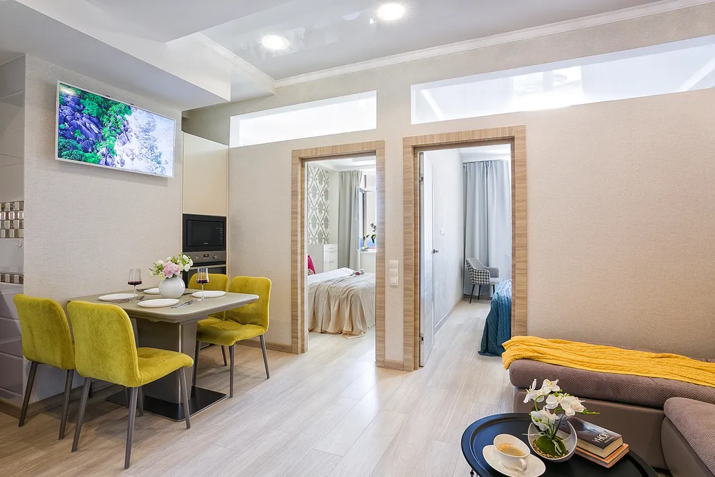 В самом центре с видом на море