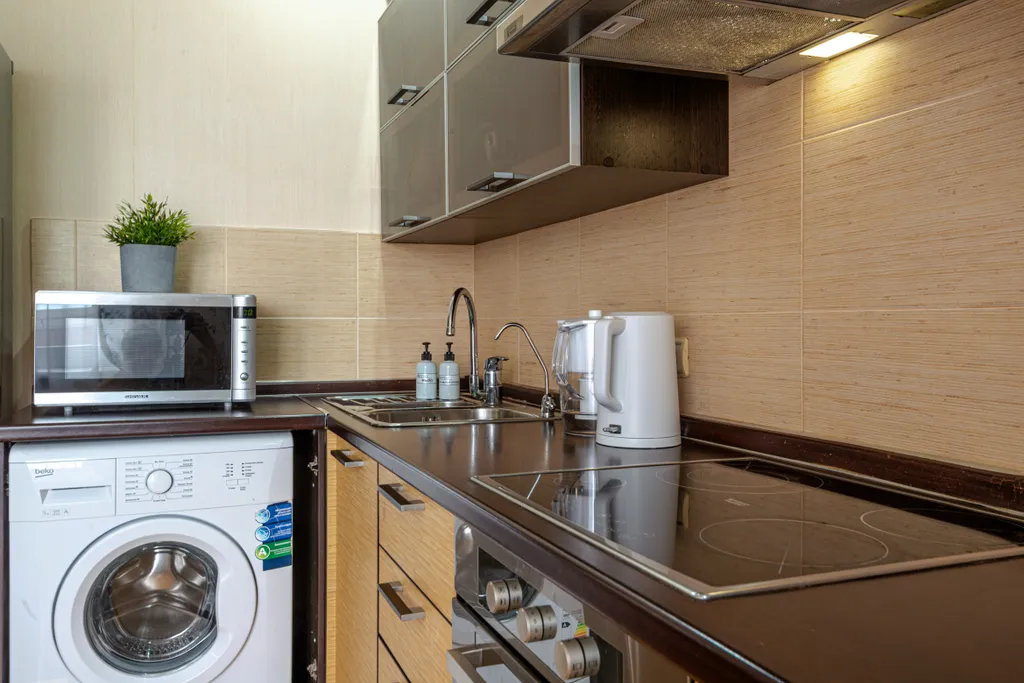 Просторная на заливе с панорамными окнами, кондиционер, 2 TV