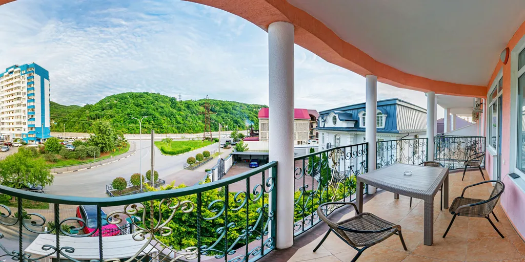 Квартира Квартира Комфорт  "ГОРЫ И РЕКА" с балконом — Лазаревское