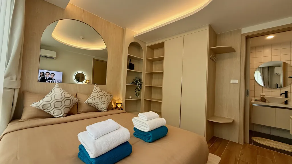 Чудесная квартира около пляжа Камала с бассейном, спортзалом и шатлом