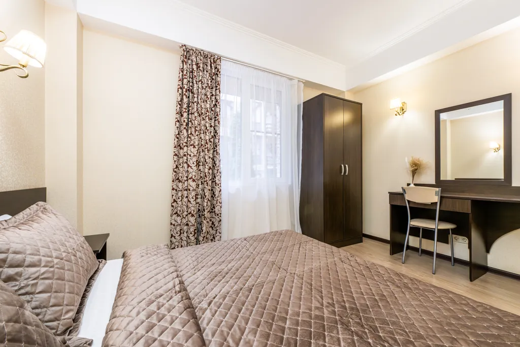 Классические апартаменты с двумя спальнями и ванной, 1 этаж