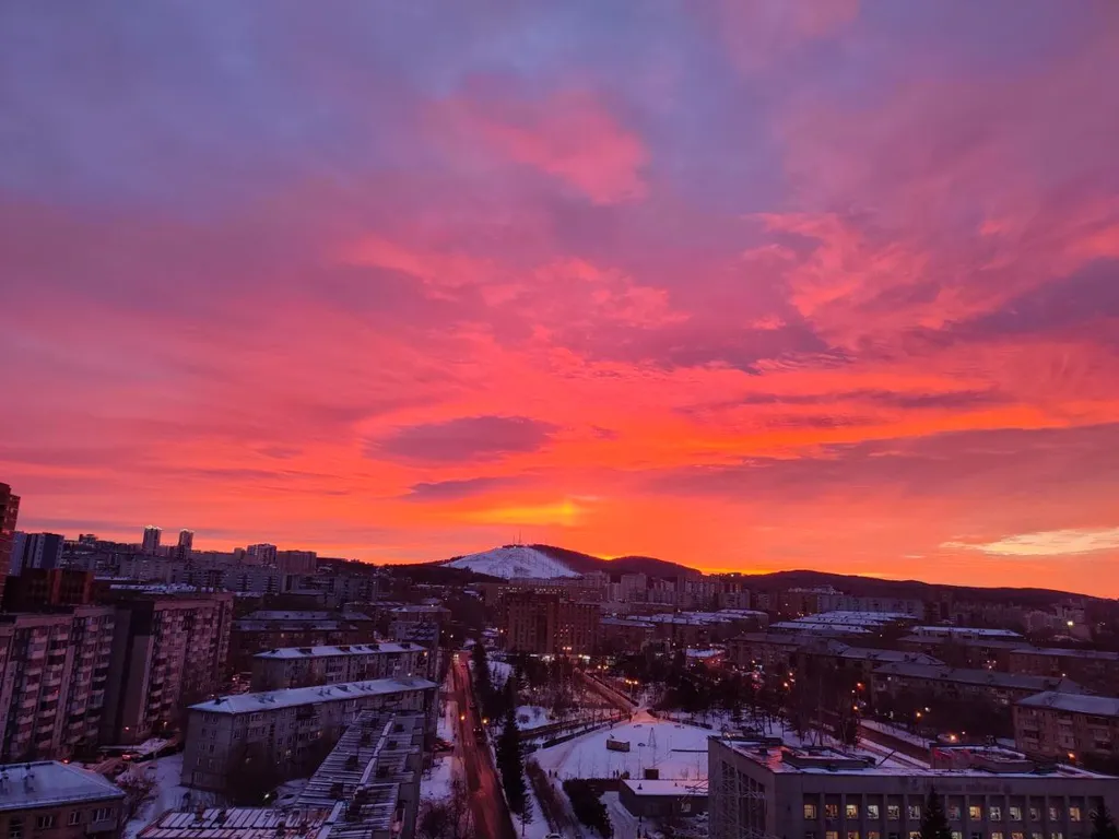 Двухкомнатная квартира на рассвете