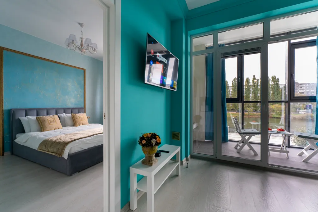 Апартамент Рыбная деревня с прямым видом на реку