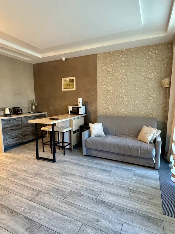 Охта прованс с биокамином и ванной комнатой