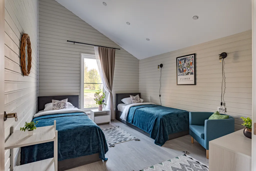 Альпийский - дом с костровой чашей и колонкой Алиса