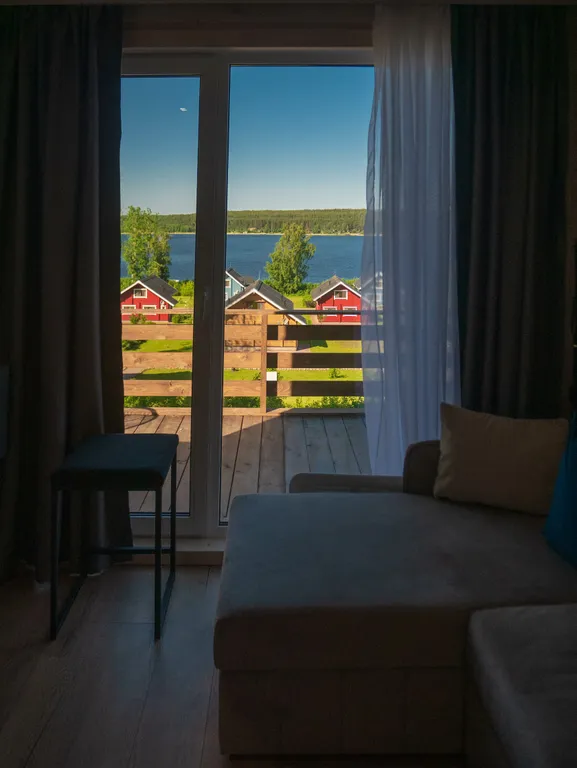 Коттедж Уютный коттедж (2+1) с видом на озеро — Ольховка