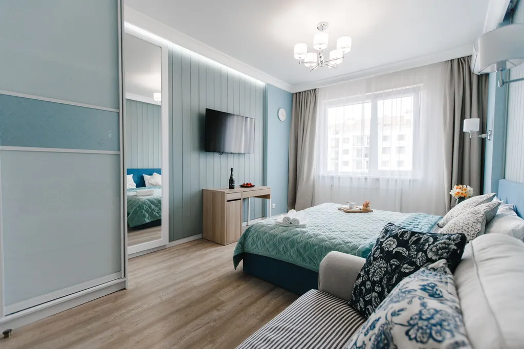 Квартира Двухкомнатная квартира, 2 санузла, 4 кровати — Геленджик