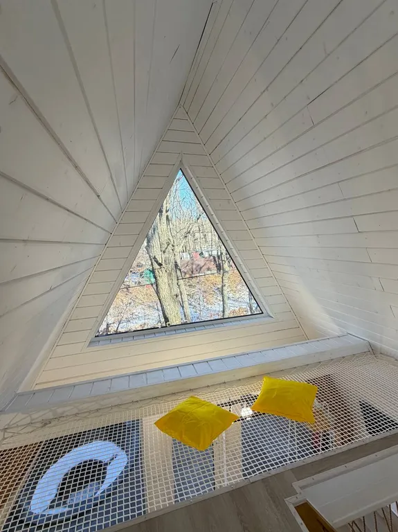 Дом A-Frame с купелью для Вашего уютного отдыха