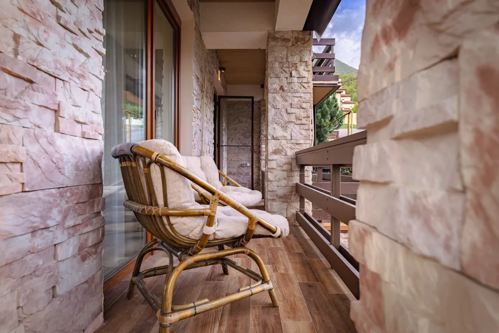 Семейные апартаменты с видом на горы