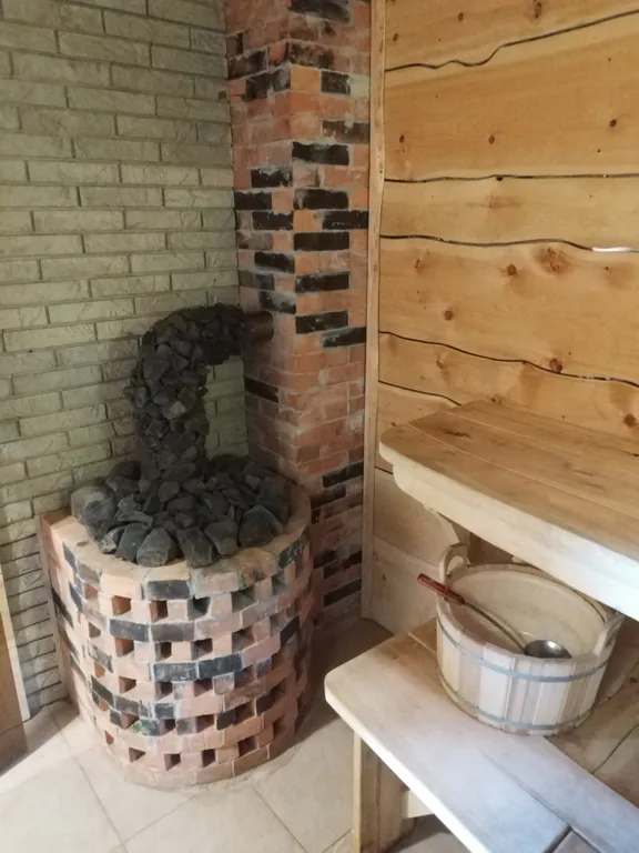 Уютный дом с русской баней на пруду у леса