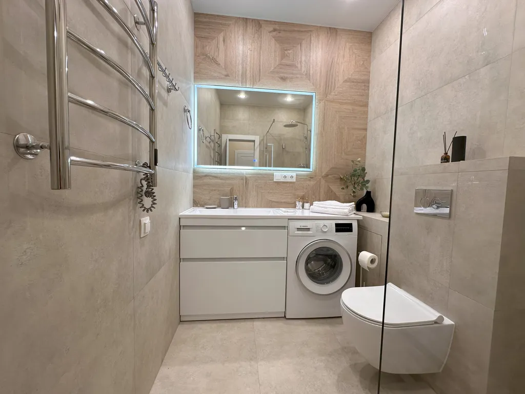 Квартира Квартира с отдельной спальней в жк headliner, вид на москва сити — Москва