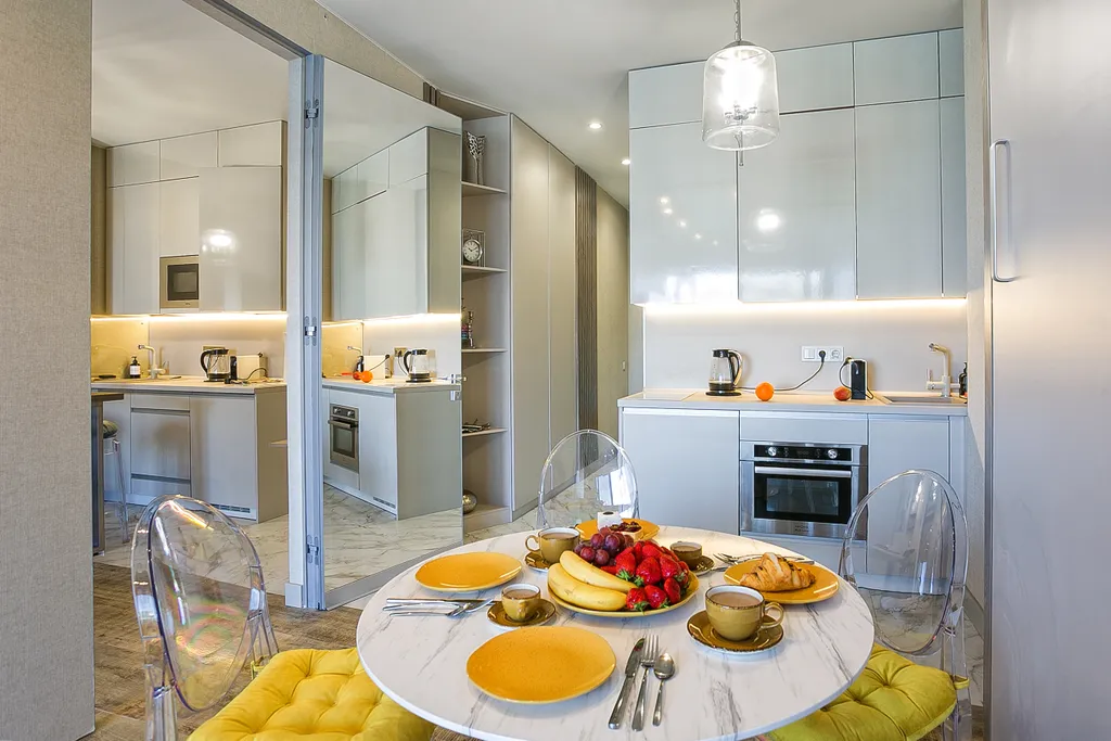 Двухкомнатный апартамент с видом на море с террасой с 2 санузлами