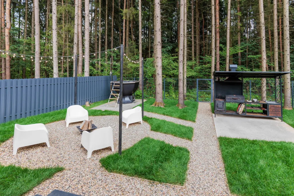 Приватный островок отдыха среди русского леса