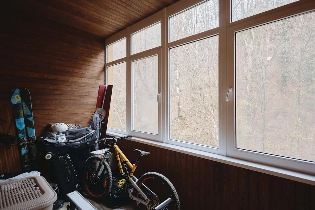 Апартамент райдера с видом на горы