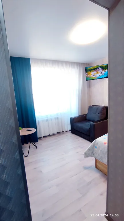 Однокомнатная квартира в центре с новым ремонтом