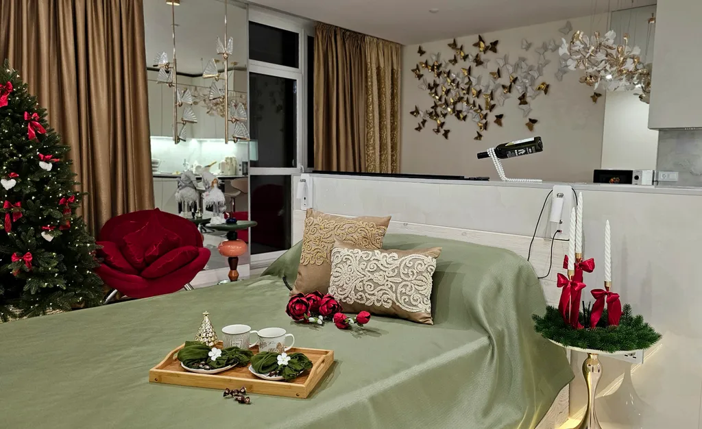 Vogue Аpartments Студия с камином