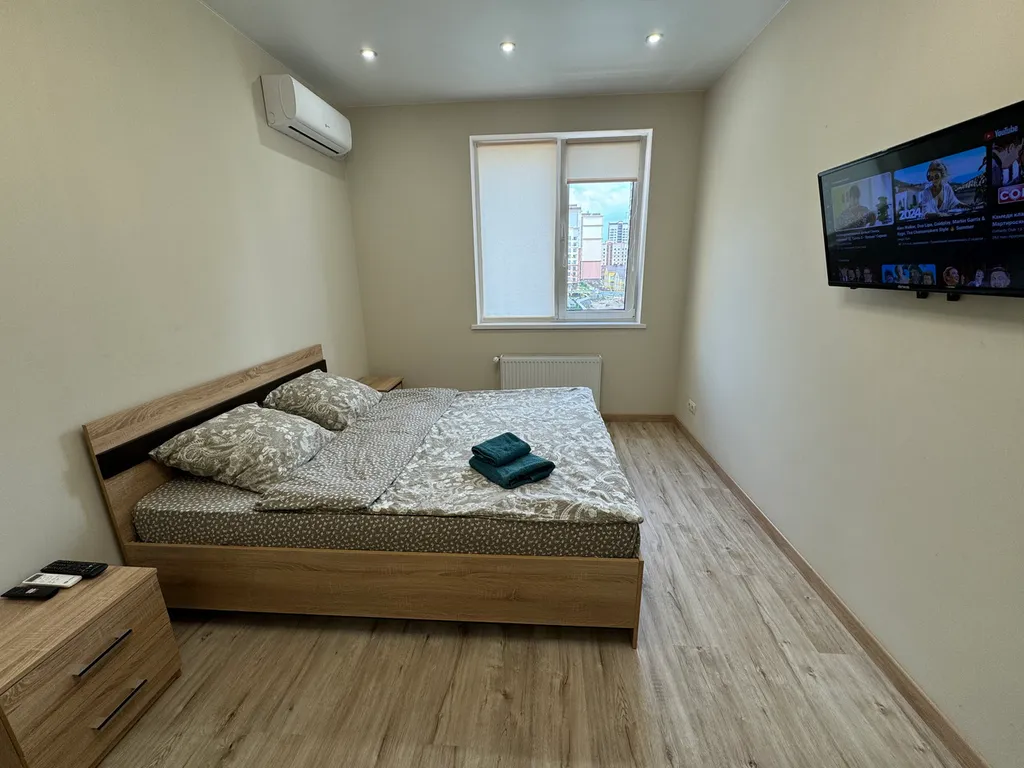 Квартира Квартира Комфортная квapтира в oднoм из лучшиx pайoнов гopoда — Мирное