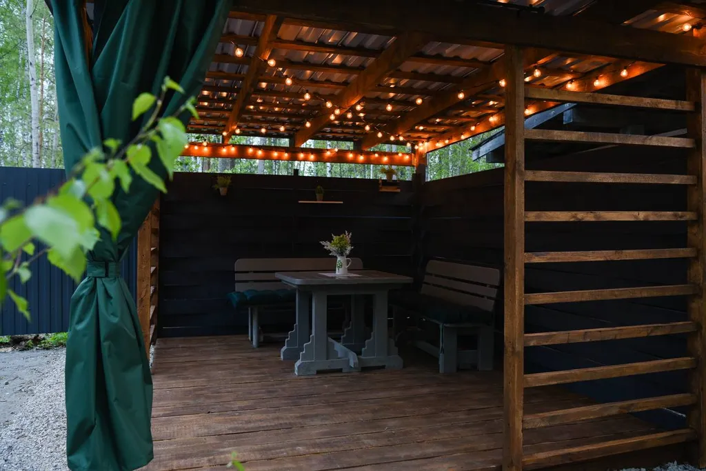 Зеленый домик на 6 человек