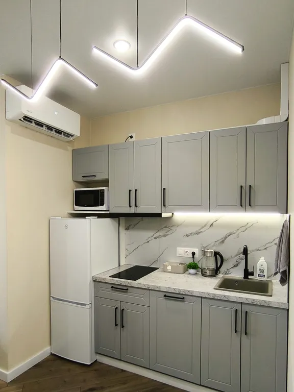 Квартира Квартира Уютная дизайнерская студия с кондиционером — Шушары