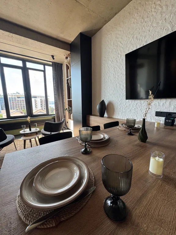 Квартира Большая 1к квартира в стиле эко-лофт, с панорамным видом на море — Геленджик