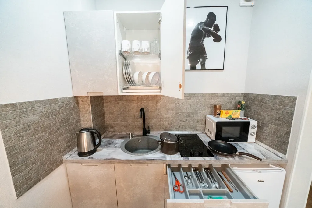 Квартира Квартира-студия Тайм-аут в двух шагах от ТРЦ Планета — Красноярск